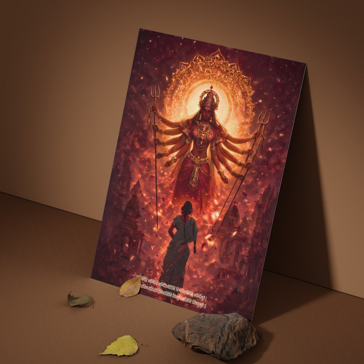 The "अयि गिरिनंदिनि" Durga Mata Poster | 8K | Premium Glossy