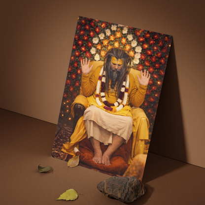 The Shree Premanand Maharaj Poster | 8K | Premium Glossy