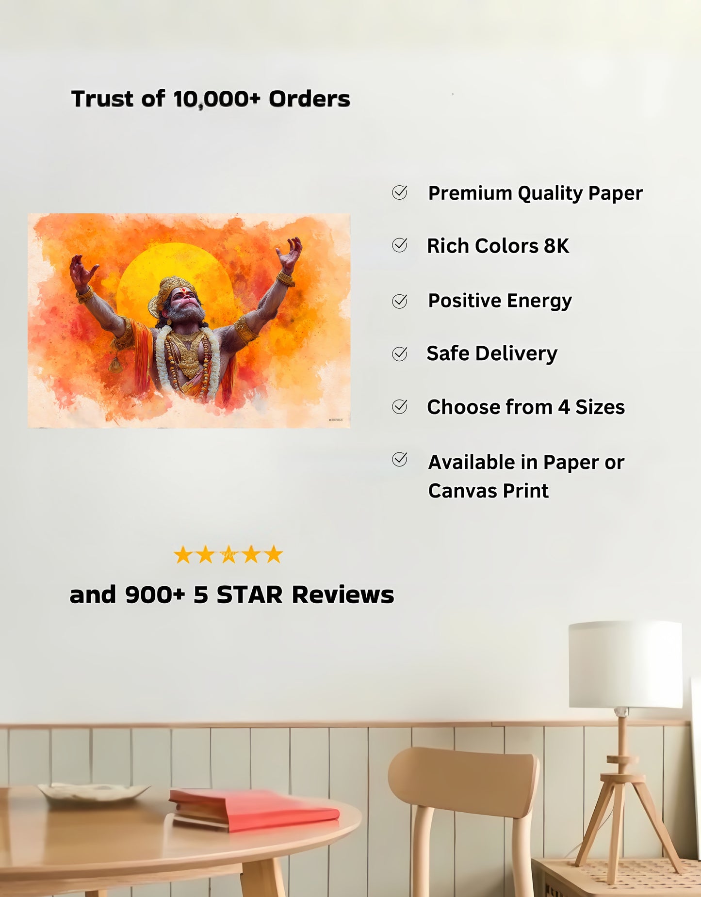 The Hanuman Dada Premium Large Poster | 8K | Premium Glossy