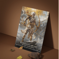 The Bhishma Pitamah 'प्रतिज्ञा भीष्मस्य' Poster | 8K | Premium Glossy - Bharatvarsh Arts--Wall Poster Sets - Buy Indian Spiritual, Mythology, Gods, Warrior Wall Art - For Living Room, Decor