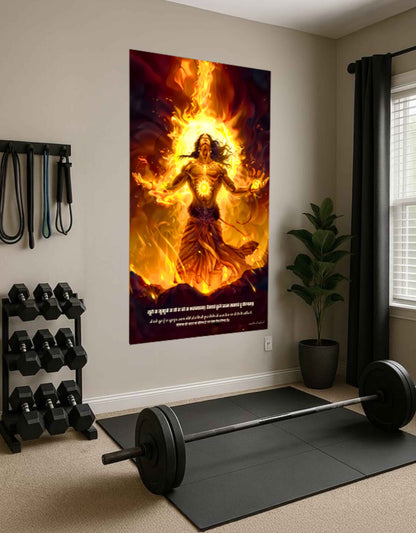 The "सूर्यपुत्र" Suryaputra Karna Large Poster | 8K | Premium Glossy