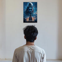 TEST - The "न पुण्यं न पापं" Lord Shiva Poster | 8K | Premium Glossy - Bharatvarsh Arts--Wall Poster Sets - Buy Indian Spiritual, Mythology, Gods, Warrior Wall Art - For Living Room, Decor