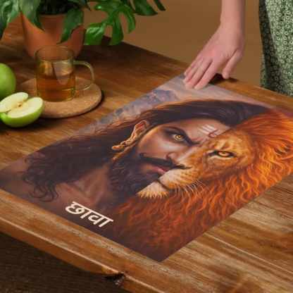 The 'छावा' Chatrapati Sambhaji Maharaj Wall Poster | 8K | Premium Glossy