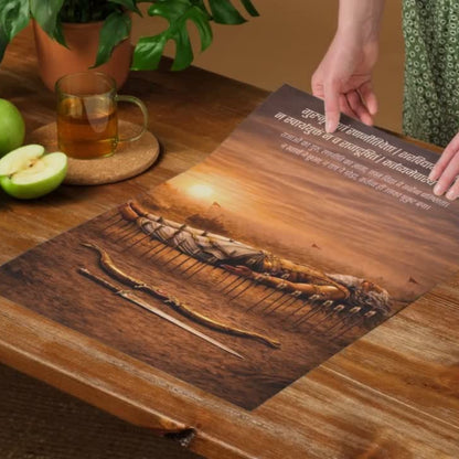 The 'राजाओं का गुरु, रणनीति का ज्ञाता' Bhishm Pitamah Mahabharat Poster | 8K | Premium Glossy