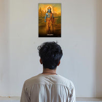 The "मर्यादा पुरुषोत्तम" Prabhu Ram Poster | 8K | Premium Glossy - Bharatvarsh Arts--Wall Poster Sets - Buy Indian Spiritual, Mythology, Gods, Warrior Wall Art - For Living Room, Decor