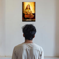 The Adi Shankaracharya Poster | 8K | Premium Glossy - Bharatvarsh Arts--Wall Poster Sets - Buy Indian Spiritual, Mythology, Gods, Warrior Wall Art - For Living Room, Decor