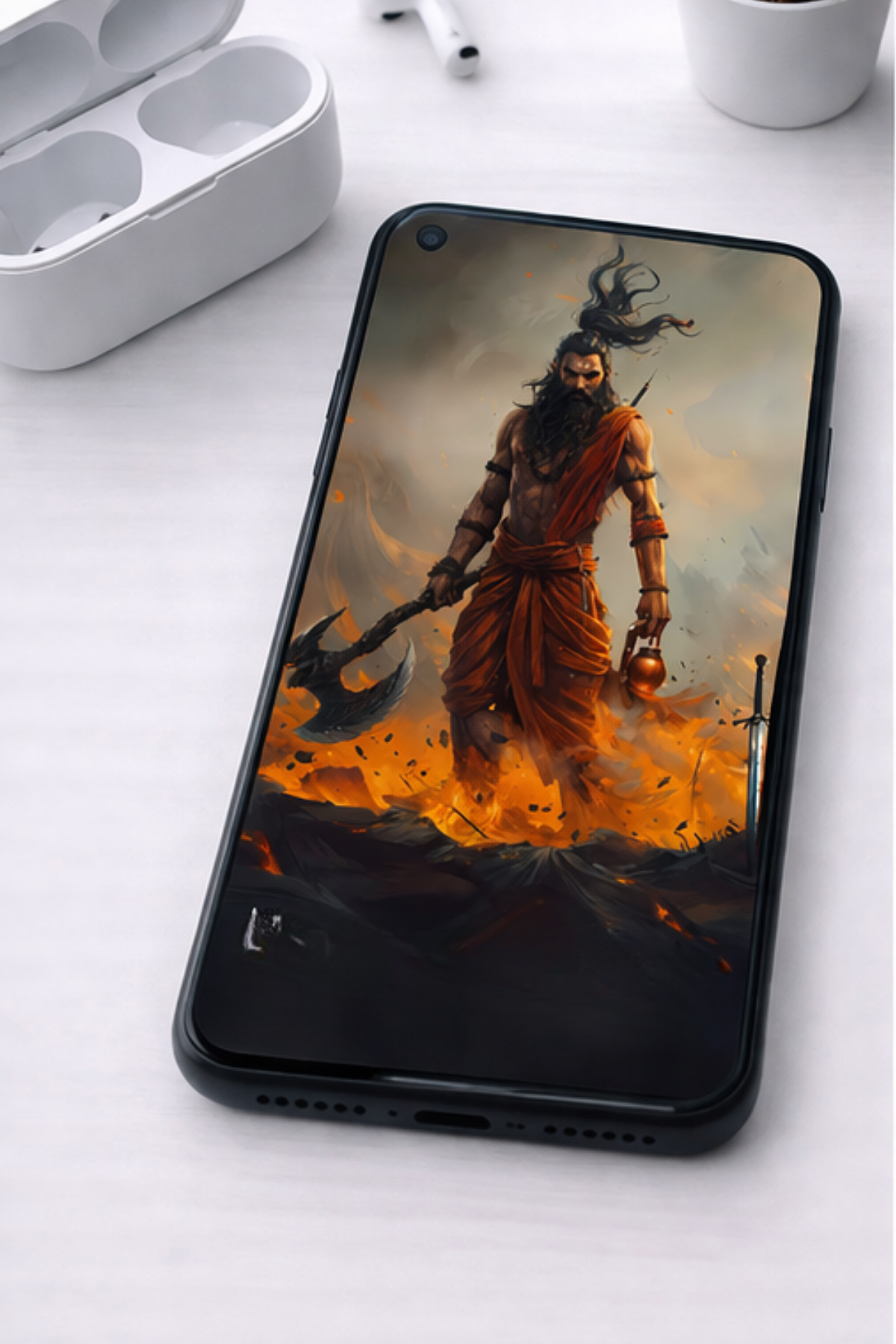 The Lord Parshuram Fierce Mobile Skin | Premium UV Print | Matte Finish