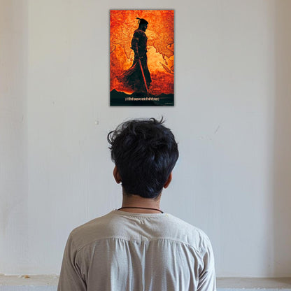 The 'हे हिंदवी स्वराज्य व्हावे ही श्रीं ची इच्छा' Chatrapati Shivaji Maharaj Poster | 8K | Premium Glossy - Bharatvarsh Arts--Wall Poster Sets - Buy Indian Spiritual, Mythology, Gods, Warrior Wall Art - For Living Room, Decor