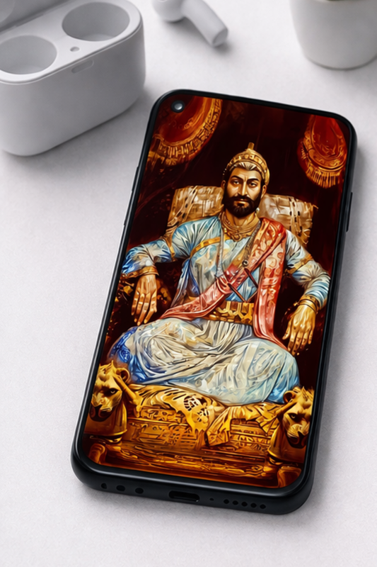 The King Chatrapati Shivaji Maharaj Mobile Skin | Premium UV Print | Matte Finish