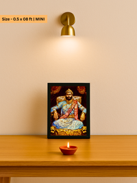 The King Chatrapati Shivaji Maharaj Wall Frame | Premium Quality - Bharatvarsh Arts--Wall Poster Sets - Buy Indian Spiritual, Mythology, Gods, Warrior Wall Art - For Living Room, Decor