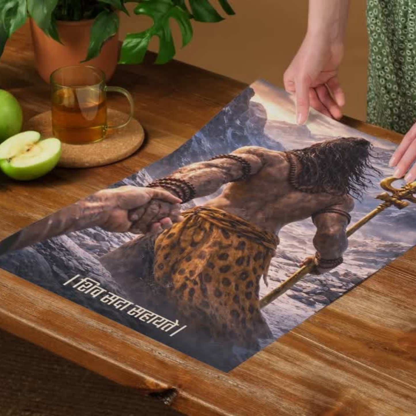 The 'शिव सदा सहायते' Shiv Ji Poster | 8K | Premium Glossy