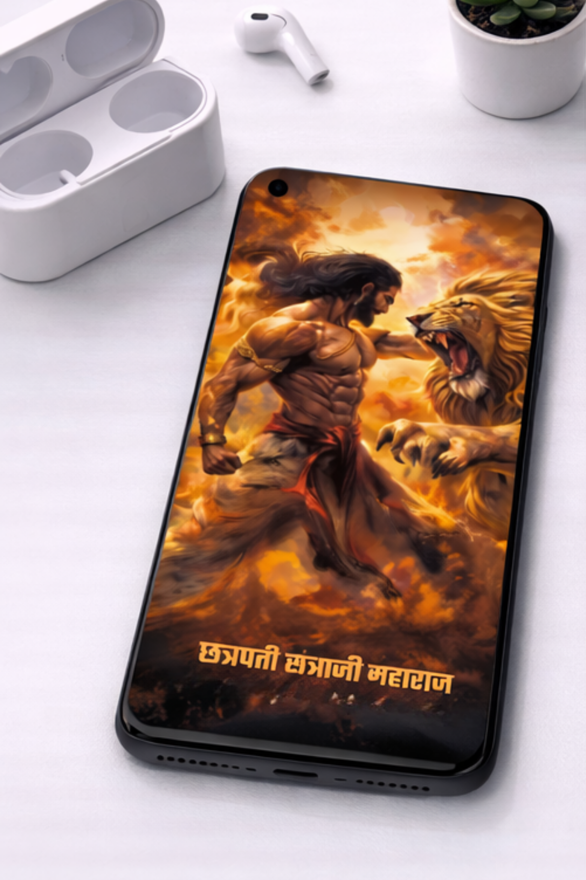 The Chatrapati Sambhaji Maharaj Mobile Skin | Premium UV Print | Matte Finish