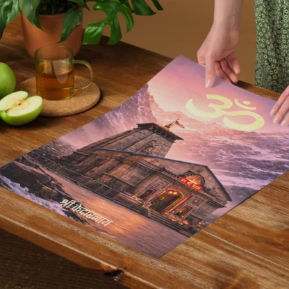 The 'श्री केदारनाथ' Kedarnath Shiv Temple Wall Poster | 8K | Premium Glossy