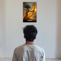The "अहमस्मि योधः" Prabhu Shreeram Warrior  Poster | 8K | Premium Glossy - Bharatvarsh Arts--Wall Poster Sets - Buy Indian Spiritual, Mythology, Gods, Warrior Wall Art - For Living Room, Decor