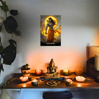 The "यतो धर्मः ततो जयः" Prabhu Ram Poster | 8K | Premium Glossy - Bharatvarsh Arts--Wall Poster Sets - Buy Indian Spiritual, Mythology, Gods, Warrior Wall Art - For Living Room, Decor