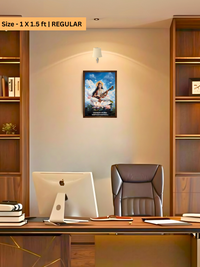 The "या देवी सर्वभूतेषु"  Maa Saraswati Wall Frame | Premium Quality - Bharatvarsh Arts--Wall Poster Sets - Buy Indian Spiritual, Mythology, Gods, Warrior Wall Art - For Living Room, Decor