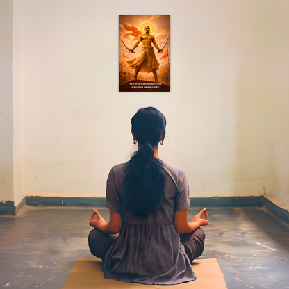 The 'चीते की चाल, बाज़ की नज़र' Bajirao Peshwa Poster | 8K | Premium Glossy