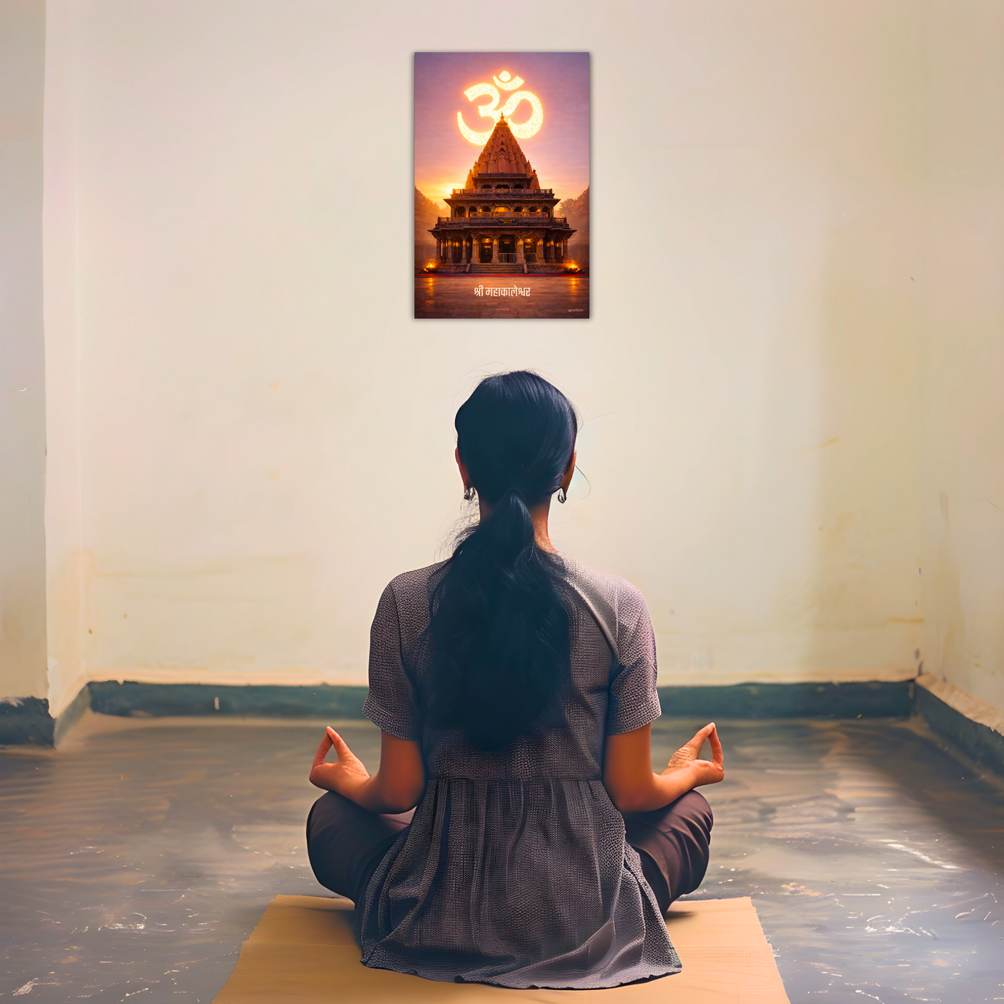 The 'श्री महाकालेश्वर' Ujjain Mahakaleshwar Shiv Temple Wall Poster | 8K | Premium Glossy