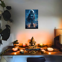TEST - The "न पुण्यं न पापं" Lord Shiva Poster | 8K | Premium Glossy - Bharatvarsh Arts--Wall Poster Sets - Buy Indian Spiritual, Mythology, Gods, Warrior Wall Art - For Living Room, Decor
