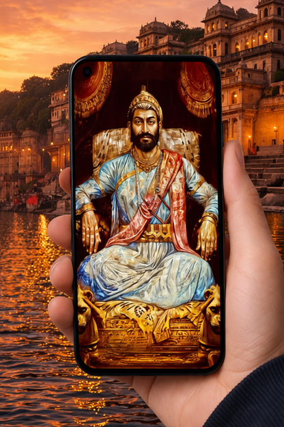 The King Chatrapati Shivaji Maharaj Mobile Skin | Premium UV Print | Matte Finish