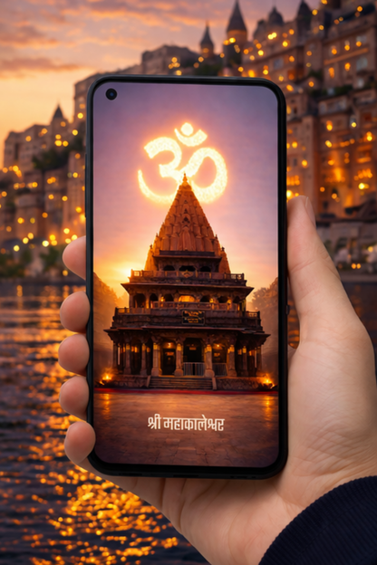 The 'श्री महाकालेश्वर' Ujjain Mahakaleshwar Shiv Temple Mobile Skin | Premium UV Print | Matte Finish