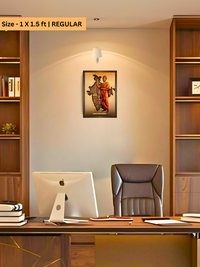 The "युवचेतना धर्मचेतना राष्ट्रचेतना" Swami Vivekananda Wall Frame | Premium Quality - Bharatvarsh Arts--Wall Poster Sets - Buy Indian Spiritual, Mythology, Gods, Warrior Wall Art - For Living Room, Decor