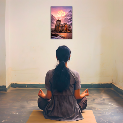 The 'श्री केदारनाथ' Kedarnath Shiv Temple Wall Poster | 8K | Premium Glossy