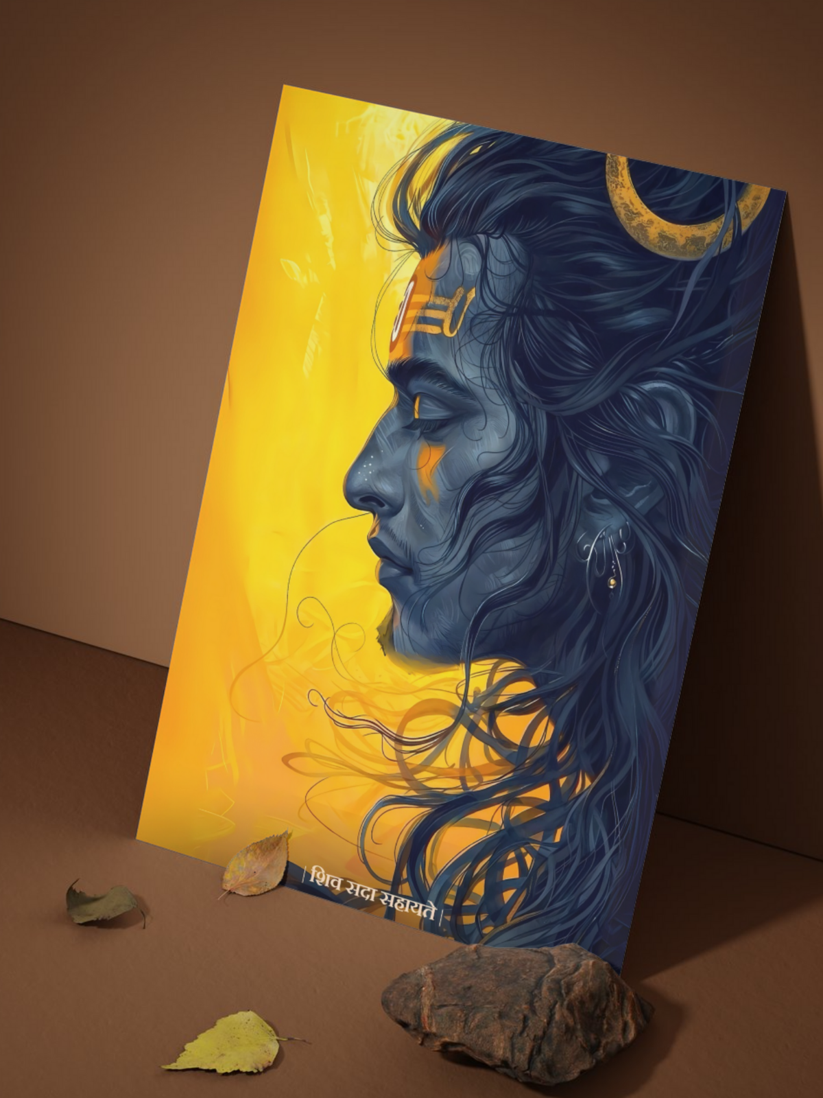 All Lord Shiva's 6 Premium Posters Combo + Free Wall Friendly Glue Dots + 1 Surprise Sticker