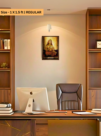 The Adi Shankaracharya Wall Frame | Premium Quality - Bharatvarsh Arts--Wall Poster Sets - Buy Indian Spiritual, Mythology, Gods, Warrior Wall Art - For Living Room, Decor