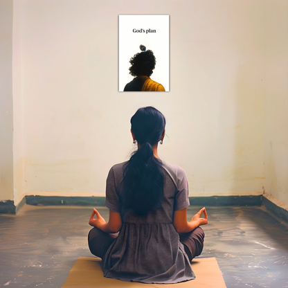 The God's Plan Krishna Aesthatic Poster | 8K | Premium Glossy