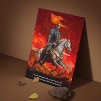 The 'तू भी है राणा का वंशज' Maharana Pratap Poster | 8K | Premium Glossy - Bharatvarsh Arts--Wall Poster Sets - Buy Indian Spiritual, Mythology, Gods, Warrior Wall Art - For Living Room, Decor