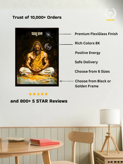 The Parshuram Meditation Wall Frame | Premium Quality