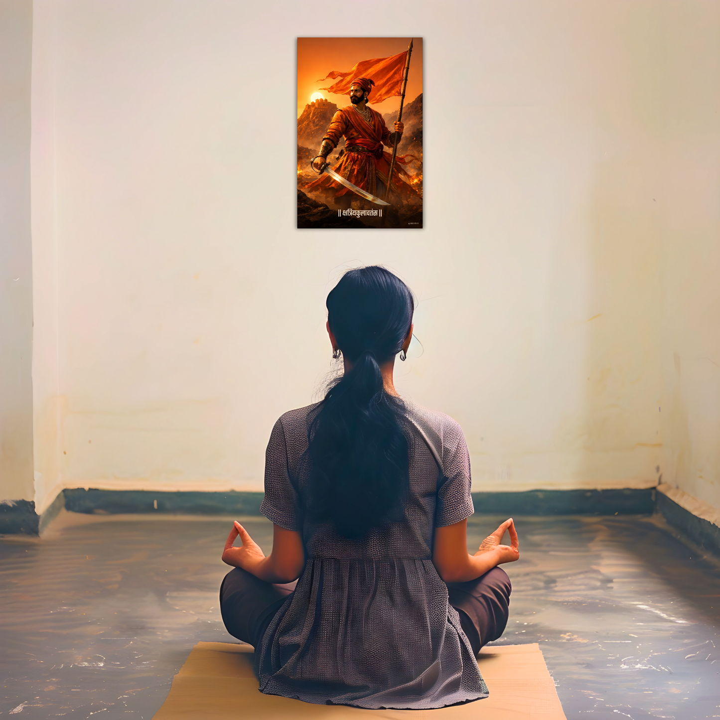 The '|| क्षत्रियकुलावतंस ||' Chatrapati Shivaji Maharaj Poster | 8K | Premium Glossy