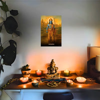 The "मर्यादा पुरुषोत्तम" Prabhu Ram Poster | 8K | Premium Glossy - Bharatvarsh Arts--Wall Poster Sets - Buy Indian Spiritual, Mythology, Gods, Warrior Wall Art - For Living Room, Decor