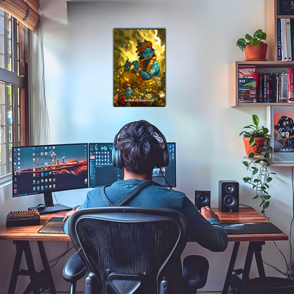 The 'नंद के आनंद भयो, जय कन्हैया लाल की' Krishna Aesthetic Poster | 8K | Premium Glossy