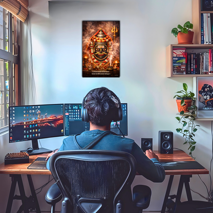 The 'ॐ महाकाल महाकाय' Ujjain Mahakal Poster | 8K | Premium Glossy