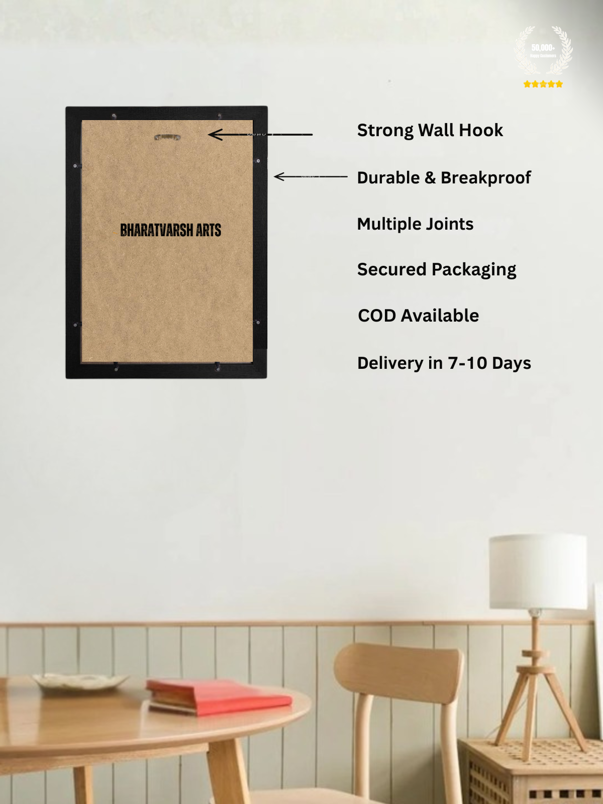 The 'रुद्ररूपां मातृरूपां' Kalimata Wall Frame | Premium Quality