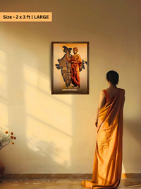 The "युवचेतना धर्मचेतना राष्ट्रचेतना" Swami Vivekananda Wall Frame | Premium Quality - Bharatvarsh Arts--Wall Poster Sets - Buy Indian Spiritual, Mythology, Gods, Warrior Wall Art - For Living Room, Decor