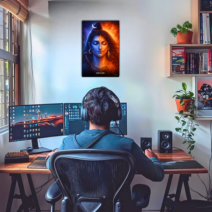 The 'यत्र शिवः तत्र शक्तिः' Shiv Shakti Poster | 8K | Premium Glossy