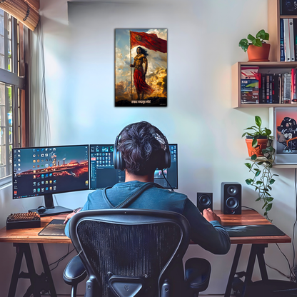 The 'सम्राट चन्द्रगुप्त मौर्य' Chandragupta Maurya Wall Poster | 8K | Premium Glossy - Bharatvarsh Arts--Wall Poster Sets - Buy Indian Spiritual, Mythology, Gods, Warrior Wall Art - For Living Room, Decor