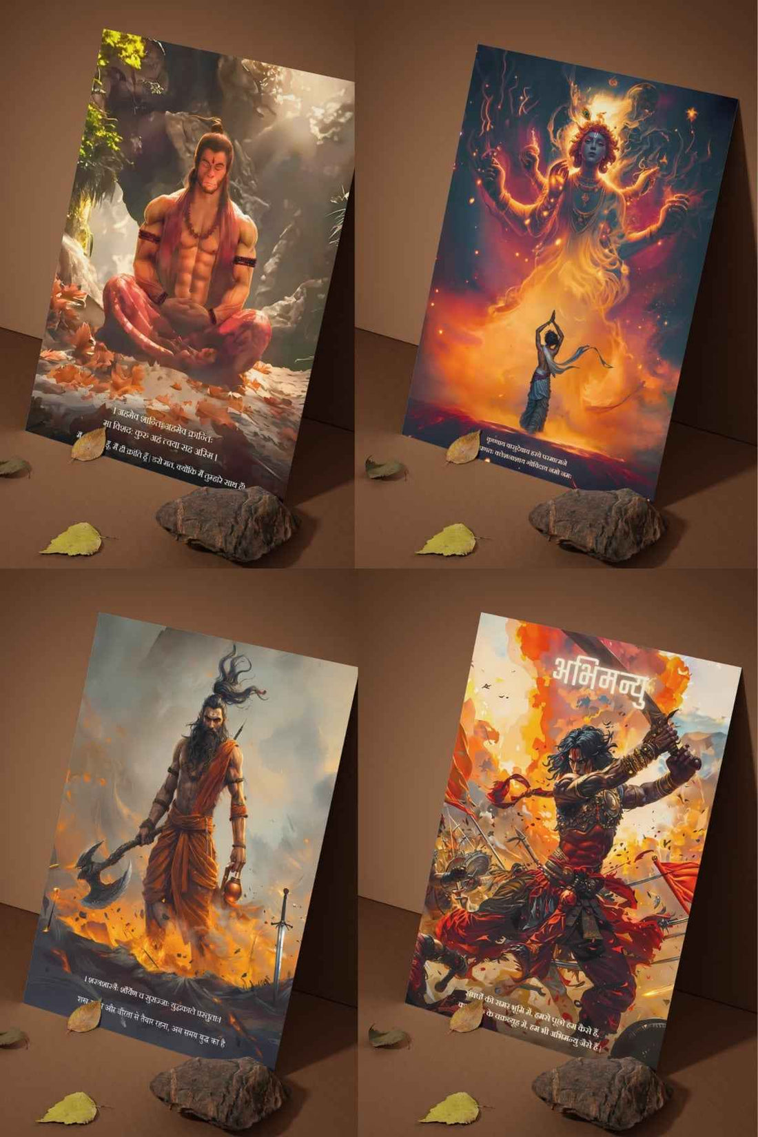 The 'BLOODLINE' 12 Premium Posters Combo + Free Fevicol EasyStick Kit + 2 Surprise Sticker | Size : 1 x 1.5 ft - Bharatvarsh Arts--Wall Poster Sets - Buy Indian Spiritual, Mythology, Gods, Warrior Wall Art - For Living Room, Decor