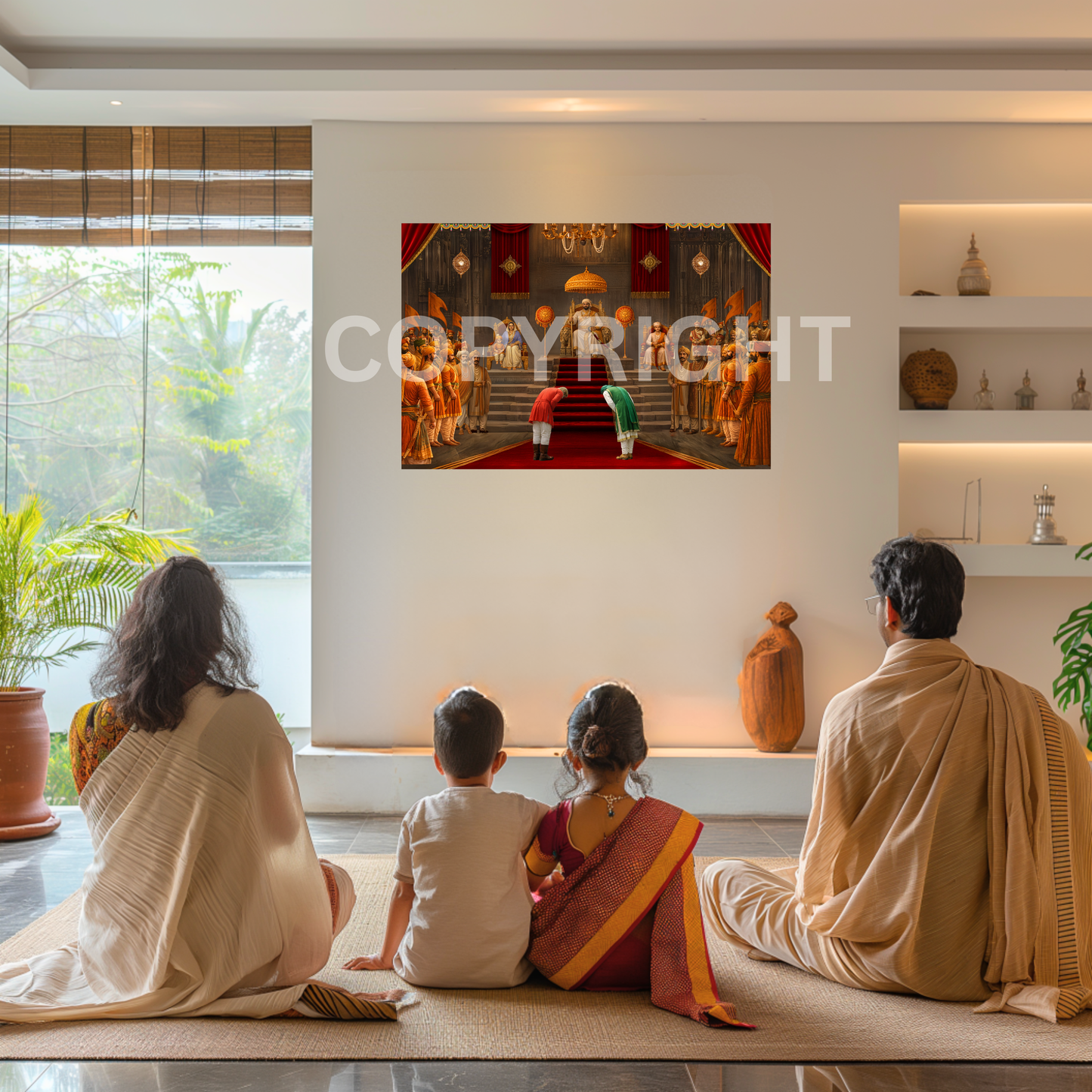 The 'राज्याभिषेक' Chatrapati Shivaji Maharaj Rajyabhishek Exclusive Poster | 8K | Premium Glossy