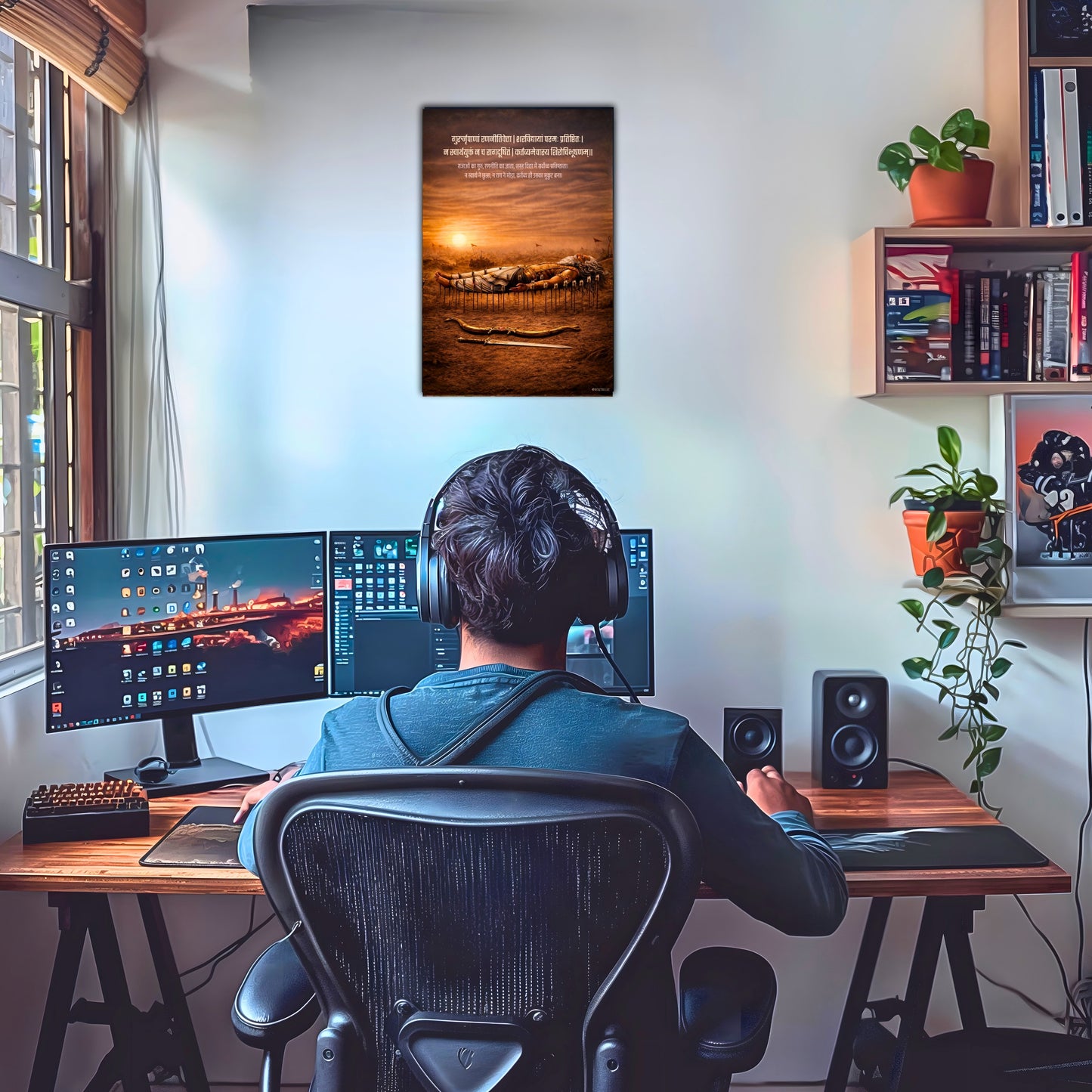 The 'राजाओं का गुरु, रणनीति का ज्ञाता' Bhishm Pitamah Mahabharat Poster | 8K | Premium Glossy