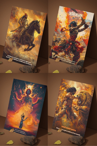 The Bharatvarsh Complete History 25 Mini Posters Combo  + Free Fevicol EasyStick Kit + 2 Surprise Stickers