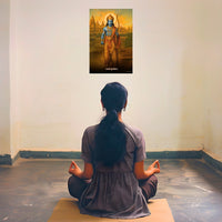 The "मर्यादा पुरुषोत्तम" Prabhu Ram Poster | 8K | Premium Glossy - Bharatvarsh Arts--Wall Poster Sets - Buy Indian Spiritual, Mythology, Gods, Warrior Wall Art - For Living Room, Decor