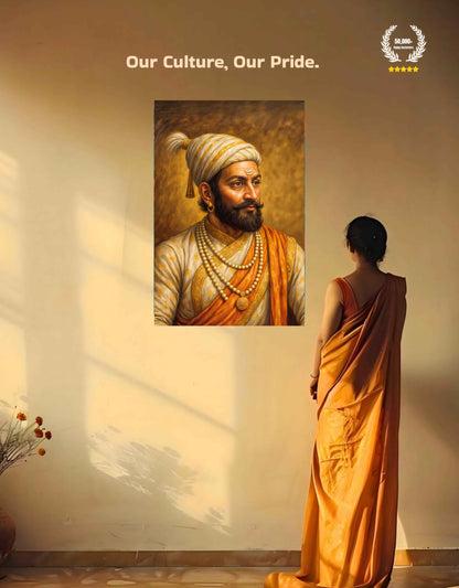 The Chatrapati Shivaji Maharaj Large Wall Poster | 8K | Premium Glossy