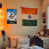 The "या देवी सर्वभूतेषु" Maa Saraswati Poster | 8K | Premium Glossy - Bharatvarsh Arts--Wall Poster Sets - Buy Indian Spiritual, Mythology, Gods, Warrior Wall Art - For Living Room, Decor