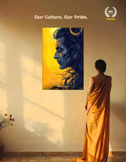 The Shiva "शिव सदा सहायते" Poster | 8K | Premium Glossy