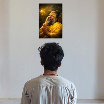 The Premanand Maharaj Poster | 8K | Premium Glossy