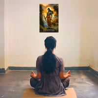 The "श्रीरामचंद्र" Prabhu Ram Poster | 8K | Premium Glossy - Bharatvarsh Arts--Wall Poster Sets - Buy Indian Spiritual, Mythology, Gods, Warrior Wall Art - For Living Room, Decor